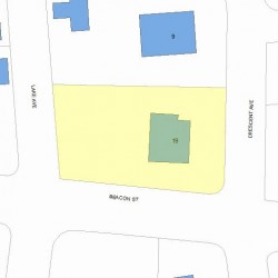 19 Crescent Ave, Newton, MA 02459 plot plan