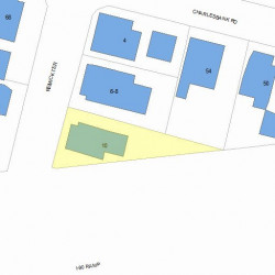 10 Remick Ter, Newton, MA 02458 plot plan