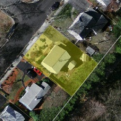 157 Spiers Rd, Newton, MA 02459 aerial view
