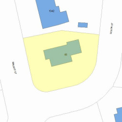 65 Solon St, Newton, MA 02461 plot plan