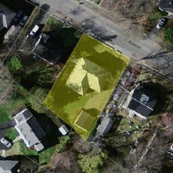 118 Elgin St, Newton, MA 02459 aerial view