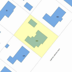 569 Saw Mill Brook Pkwy, Newton, MA 02459 plot plan