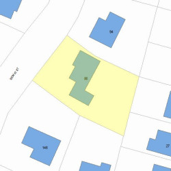 86 Bemis St, Newton, MA 02460 plot plan