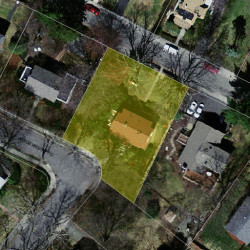 24 Windermere Rd, Newton, MA 02466 aerial view