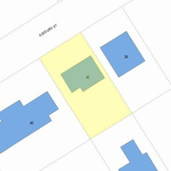 42 Goddard St, Newton, MA 02461 plot plan