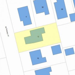 12 Blithedale St, Newton, MA 02460 plot plan