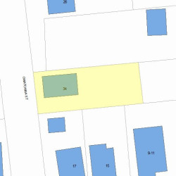 34 Owatonna St, Newton, MA 02466 plot plan