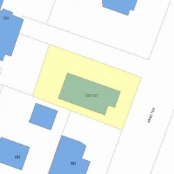 137 Rand Ter, Newton, MA 02466 plot plan