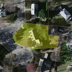 17 Trinity Ter, Newton, MA 02459 aerial view