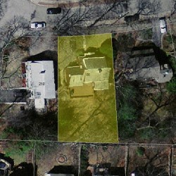 66 Alexander Rd, Newton, MA 02461 aerial view