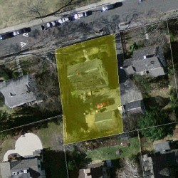 68 Tyler Ter, Newton, MA 02459 aerial view