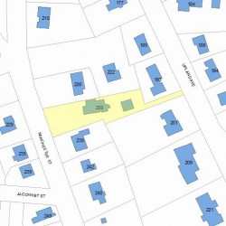 230 Winchester St, Newton, MA 02461 plot plan