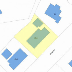 31 Louise Rd, Boston, MA 02467 plot plan