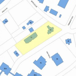 49 Seminary Ave, Newton, MA 02466 plot plan