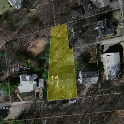 53 Trowbridge Ave, Newton, MA 02460 aerial view