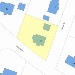 125 Nehoiden Rd, Newton, MA 02468 plot plan