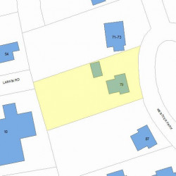 79 Webster Park, Newton, MA 02465 plot plan