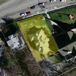 28 Commonwealth Ave, Newton, MA 02459 aerial view