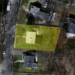 48 Davis Ave, Newton, MA 02465 aerial view