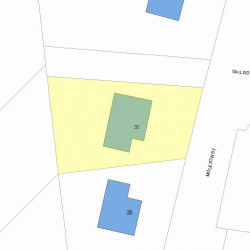 30 Moulton St, Newton, MA 02462 plot plan