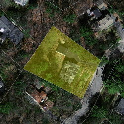 138 Collins Rd, Newton, MA 02468 aerial view