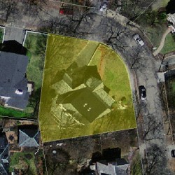 39 Greylock Rd, Newton, MA 02465 aerial view