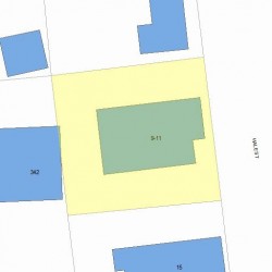 11 Hale St, Newton, MA 02464 plot plan