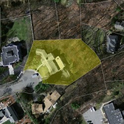 70 Crestwood Rd, Newton, MA 02465 aerial view