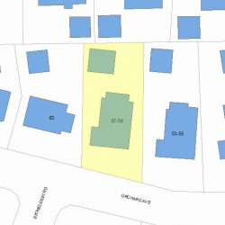 59 Orchard Ave, Newton, MA 02465 plot plan