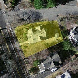 204 Langley Rd, Newton, MA 02459 aerial view