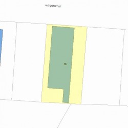 36 Jaconnet St, Newton, MA 02461 plot plan