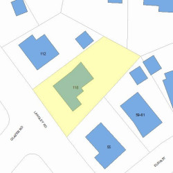 118 Langley Rd, Newton, MA 02459 plot plan