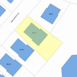 10 Tanglewood Rd, Newton, MA 02459 plot plan