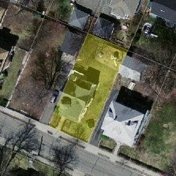 35 Newell Rd, Newton, MA 02466 aerial view