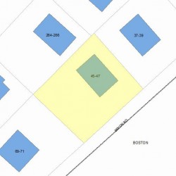 45 Bryon Rd, Boston, MA 02467 plot plan