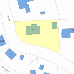 35 High St, Newton, MA 02461 plot plan