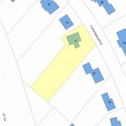 45 Quinobequin Rd, Newton, MA 02462 plot plan
