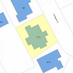 38 Rossmere St, Newton, MA 02460 plot plan