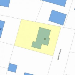 20 Manhattan Ter, Newton, MA 02465 plot plan