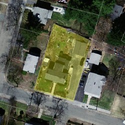 15 Sharon Ave, Newton, MA 02466 aerial view