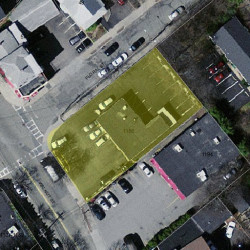 1186 Walnut St, Newton, MA 02461 aerial view