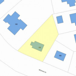 150 Dedham St, Newton, MA 02461 plot plan