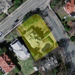 1586 Centre St, Newton, MA 02461 aerial view