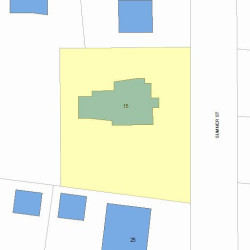 15 Sumner St, Newton, MA 02459 plot plan