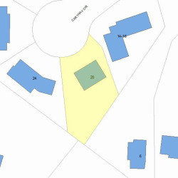 20 Carthay Cir, Newton, MA 02461 plot plan