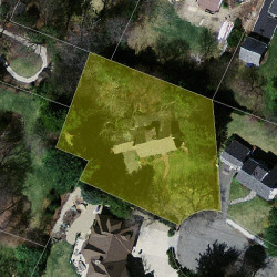 45 Bonnybrook Rd, Newton, MA 02468 aerial view