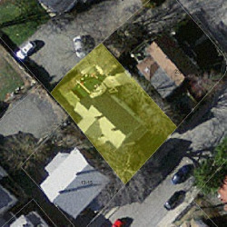 11 Middle St, Newton, MA 02458 aerial view