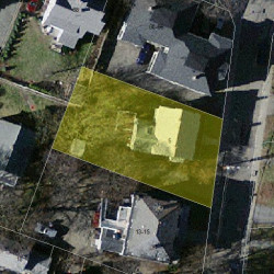 5 Emerson St, Newton, MA 02458 aerial view