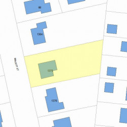 1370 Walnut St, Newton, MA 02461 plot plan