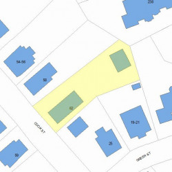 62 Cook St, Newton, MA 02458 plot plan